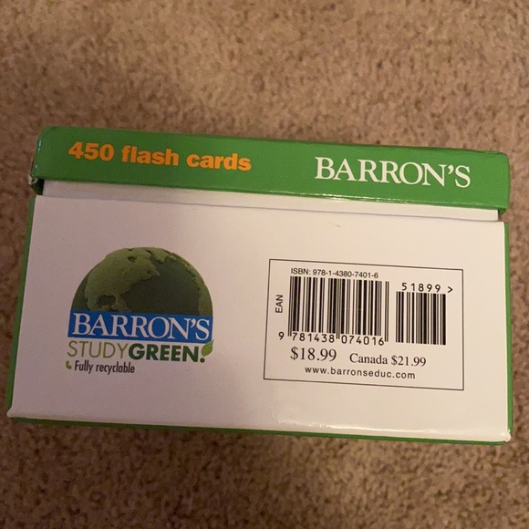 Barron’s AP Statistics Flashcards - Picture 5 of 7